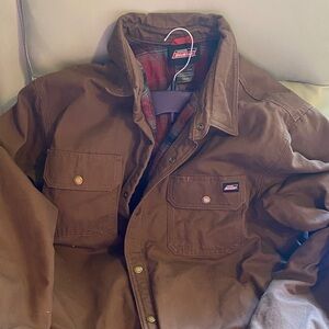 Dickies Men's Brown Shirt Jacket